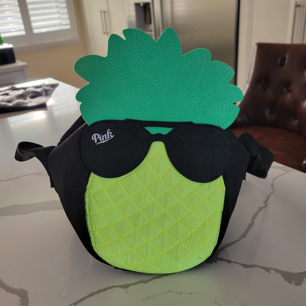 Victoria's Secret Pink Pineapple Bag - Green and Black